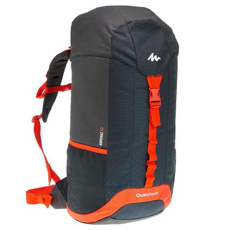 quechua 40 litre backpack.